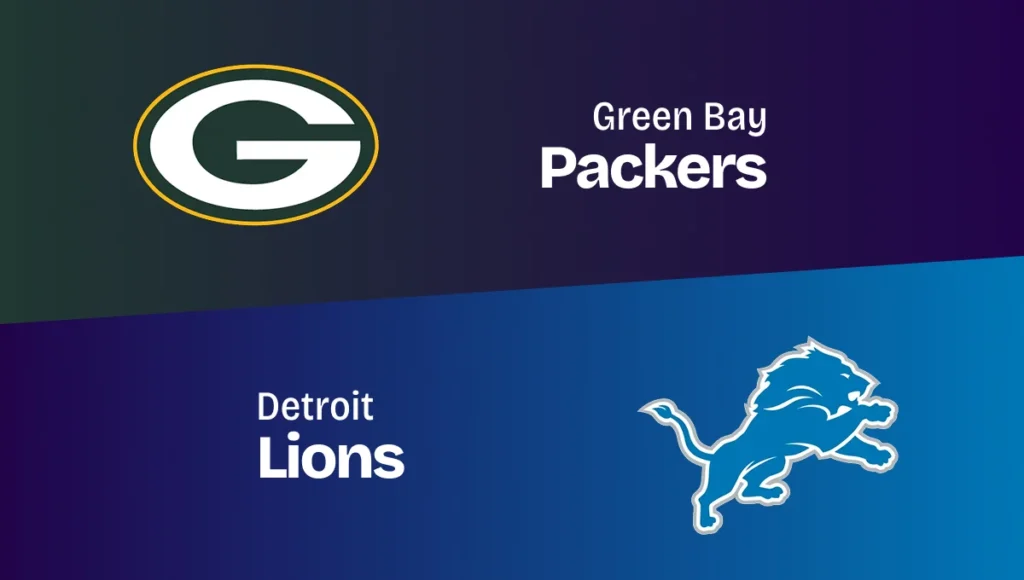 "Green Bay Packers vs. Detroit Lions ..."